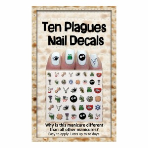 Ten Plagues Passover Nail Decals