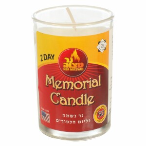 2 Day Yahrzeit Candle
