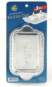 3 Disposable Tealight Trays