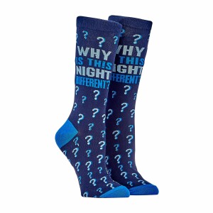 Passover This Night Adult Socks Kosher for Pesach UK