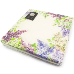 20 3 Ply Purple Lavender Napkins