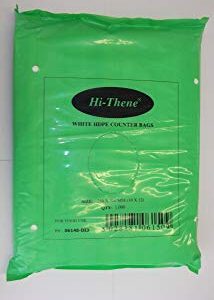 1000 White Poly Bags 10x12"