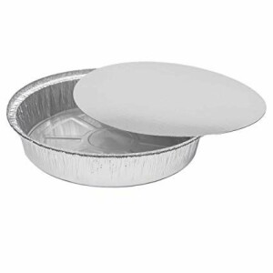 5 x 9" Round Foil Container Lids (LIDS ONLY)