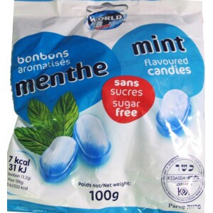 World Food Sugar Free Mint Flavoured Candies