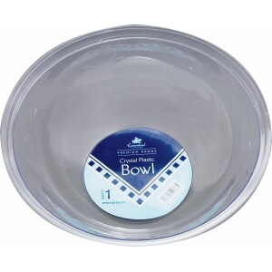 Round Clear Large 12" Bowl