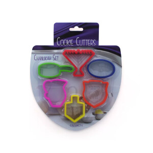 6 Chanukah Themed Cookie Cutters