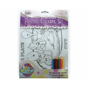 5 Passover colouring sheets set for kids Pesach crafts and activities UK
