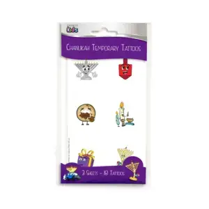 Chanukah 18 Temporary Tattoos
