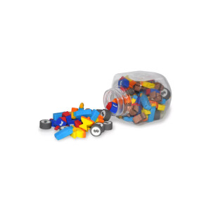 100 Chanukah Themed Mini Erasers in Dreidel Box