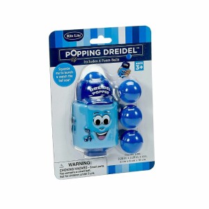 Popping Dreidel With 4 Foam Balls