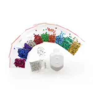 Styrofoam Design Your Dreidel Sequin Art