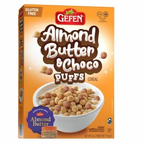 Gefen Passover Almond Butter Cocoa Puffs Cereal Kosher for Pesach 2026 UK – Chocolate Breakfast Treat