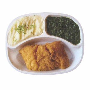 Hermolis Fried Haddock with Vegetables