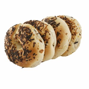 Just Baked 4 Onion Bagels
