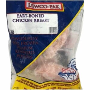 Lewco Pak IQF Part Boned Chicken Breasts