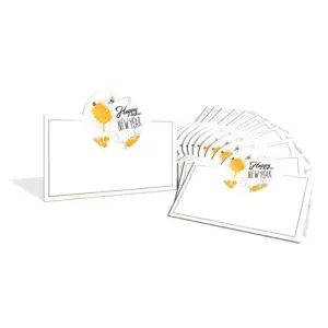 12 New Year Honey Table Seating Cards