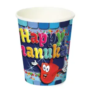 Happy Chanukah Party Paper Cups