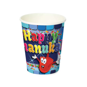 Happy Chanukah Party Paper Cups