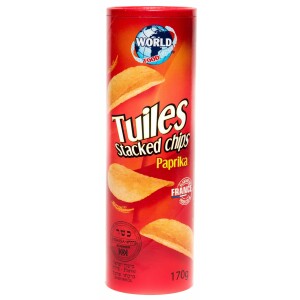 Tuiles Stacked Paprika Flavoured Crisps