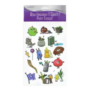 Rosh Hashanah & Sukkot Puffy Stickers