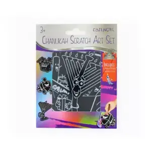 Chanukah themed scratch art images
