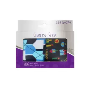 2 Chanukah Kids Socks in Box