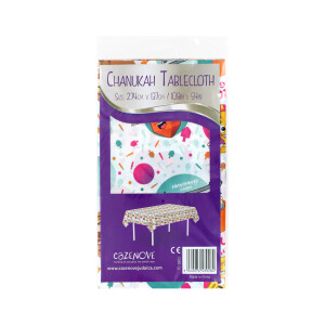 Chanukah Themed in Yiddish Tablecloth