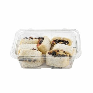 Just Baked Strudel Biscuit with flaky golden pastry and sweet filling, kosher-certified Jewish bakery treat for Shabbat, teatime, and celebrations